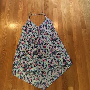 BLUE FLOWERED DRESS